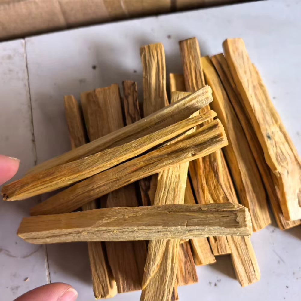 1-10Pcs Palo Santo Scented Aroma Sticks Natural Crude Wood Strips Room Fragrance Strip Peru Flavor Yoga Healing for Purifying