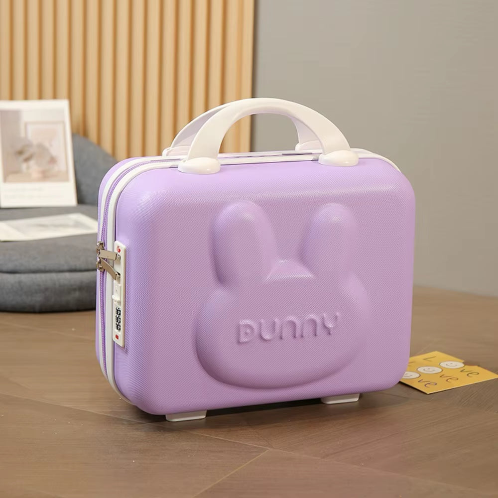 Portable Short Trip Travel Bags 14 Inches Waterproof Hand Carry Suitcase Cartoon Mini Storage Bag Makeup Box Wedding Gift Box