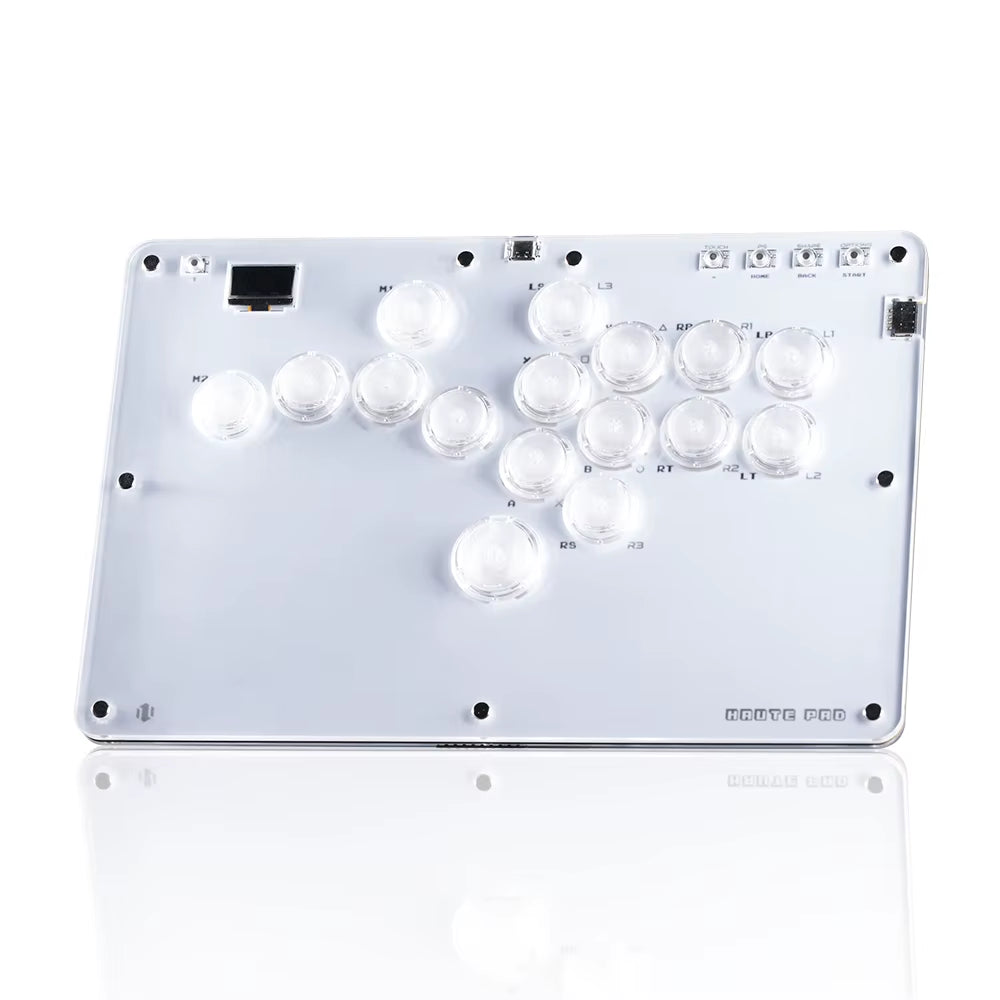 Joystick Arcade Hitbox Controller Button Rim Leverless Arcade Stick Controller for PC/ Ps4 / Ps5/Steam Fightstick Arcade