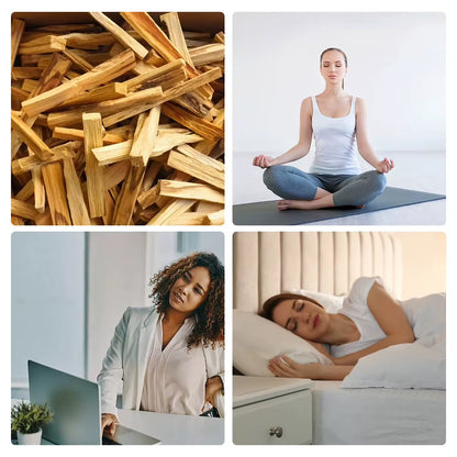 1-10Pcs Palo Santo Scented Aroma Sticks Natural Crude Wood Strips Room Fragrance Strip Peru Flavor Yoga Healing for Purifying