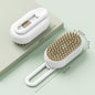 Steamy Cat Brush 3 in 1 Electric Anti-Splashing Cat Brush with Steam Spray for Massage Pet Grooming Comb Hair Removal Combs