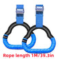 Gymnastics Rings Kid Horizontal Bar Indoor Non-Slip Gym Toy Rings with Swing Adjustable Straps Pull-Up Workout Fitness Equipment